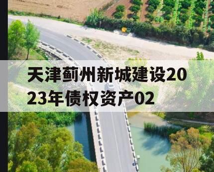 天津蓟州新城建设2023年债权资产02