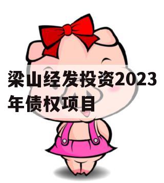 梁山经发投资2023年债权项目